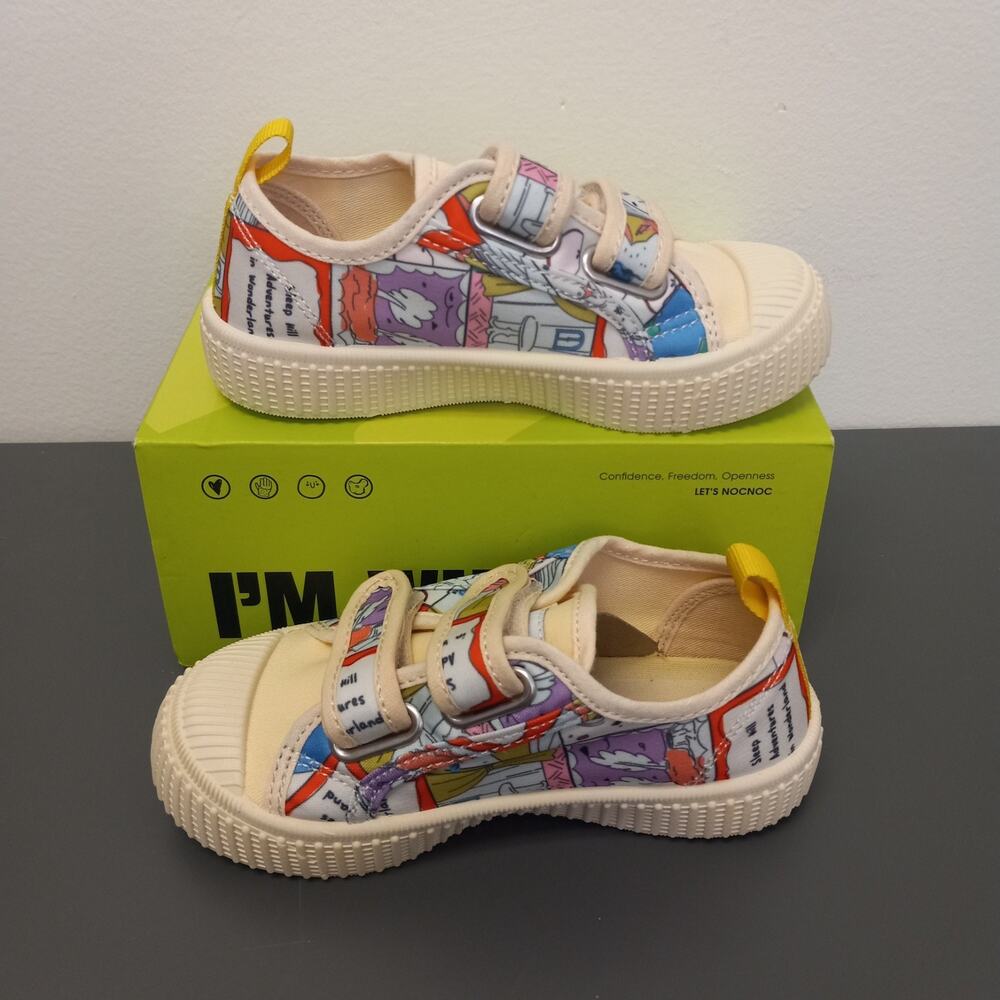 Happy NocNoc Adjustable Canvas Shoes Toddler Size 11